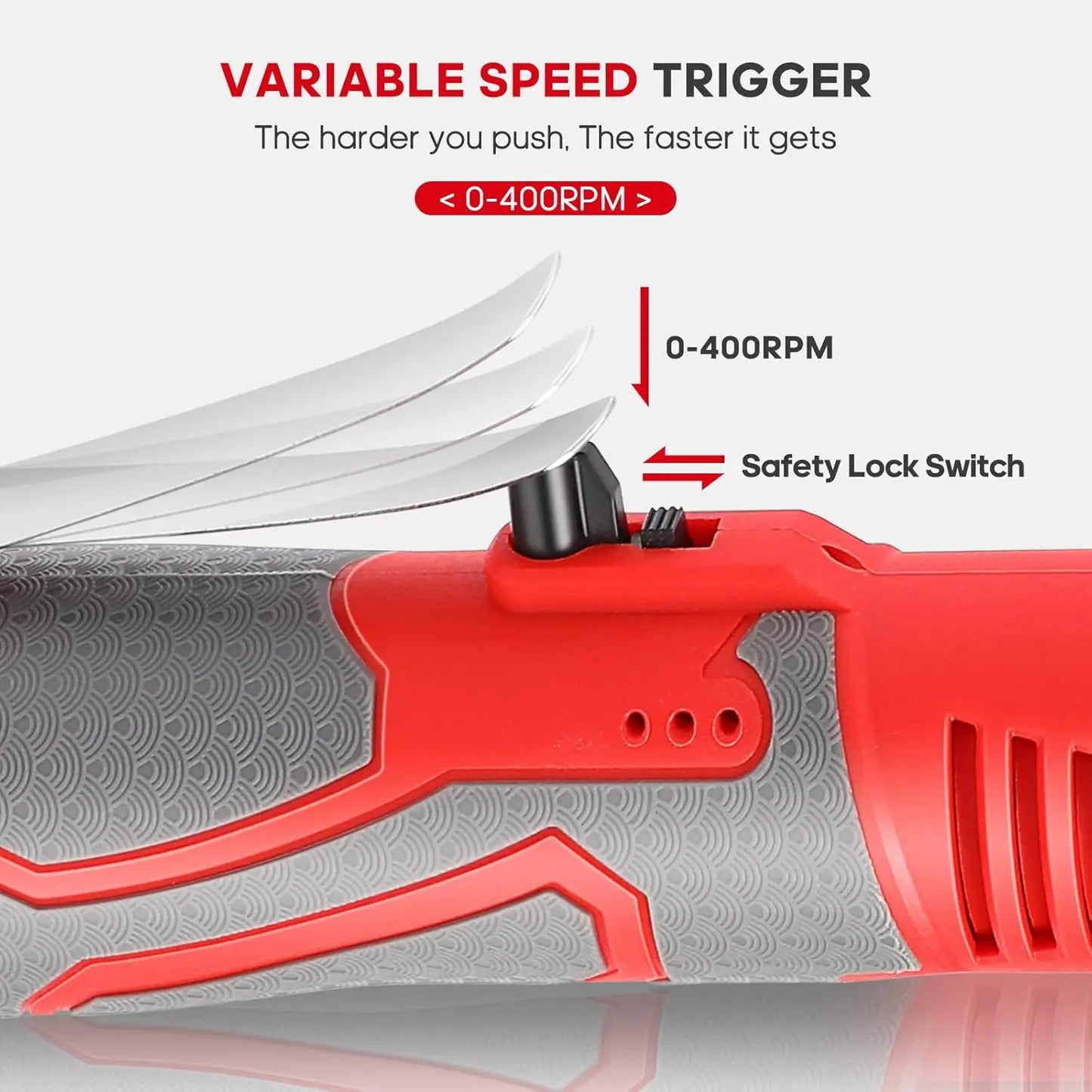 18V Extended Cordless Ratchet Wrench 3/8