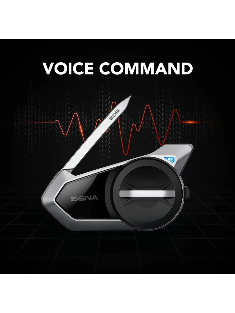 50S Motorcycle Jog Dial Communication Bluetooth Headset