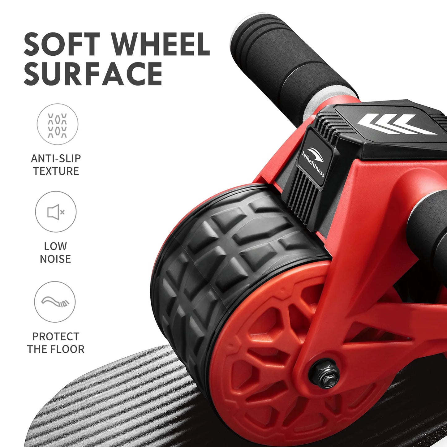 Ab Wheel Roller w/ Automatic Rebound