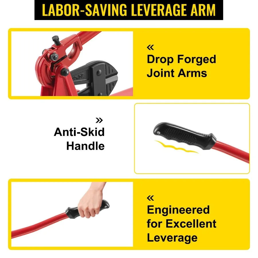 Wire Rope Swaging Tool w Crimper Cable Bolt Cutter