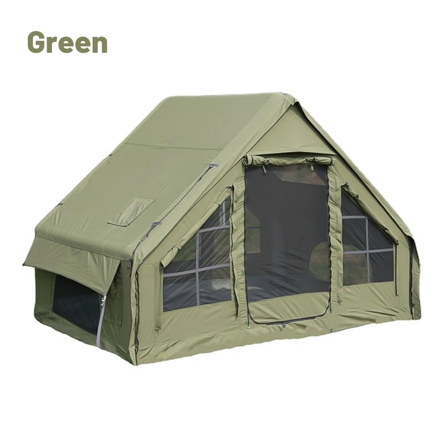 Inflatable , Luxury Camping Tents With Stove Plug