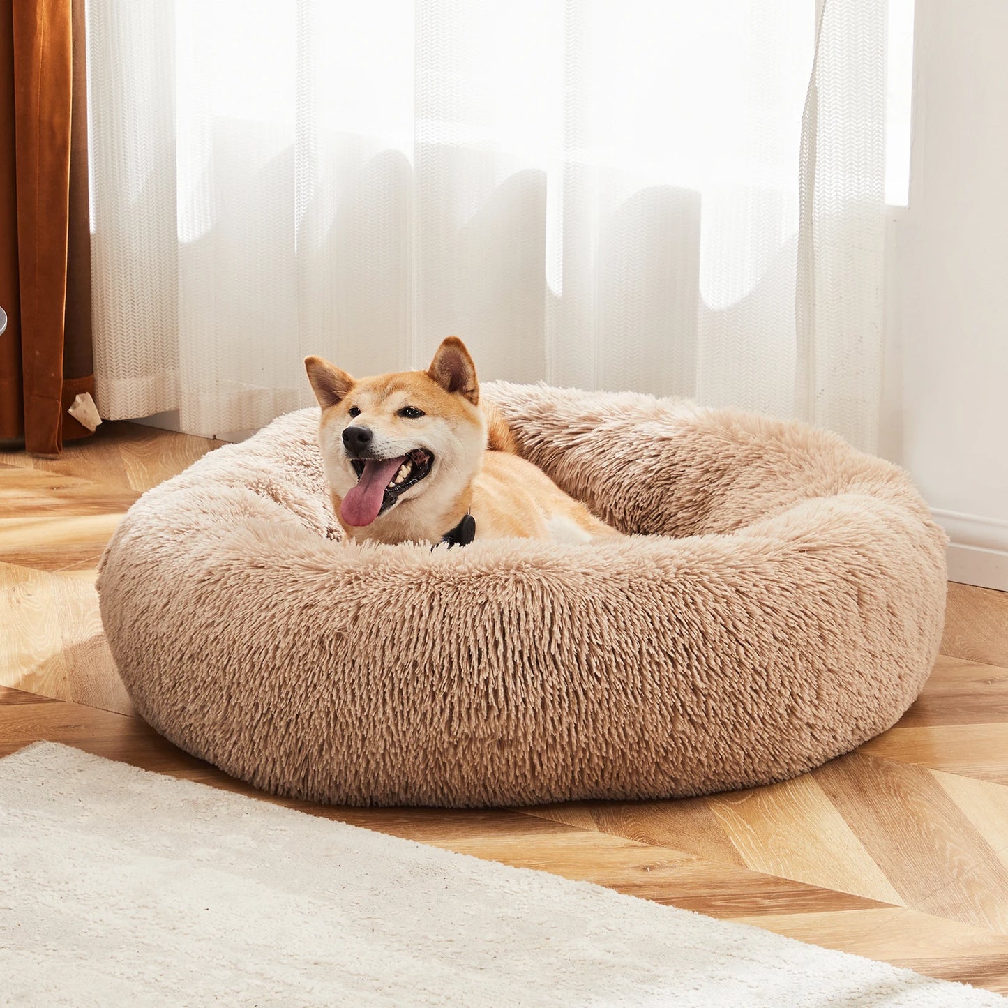 Calming Dog Bed for Medium to Large Dogs Washable
