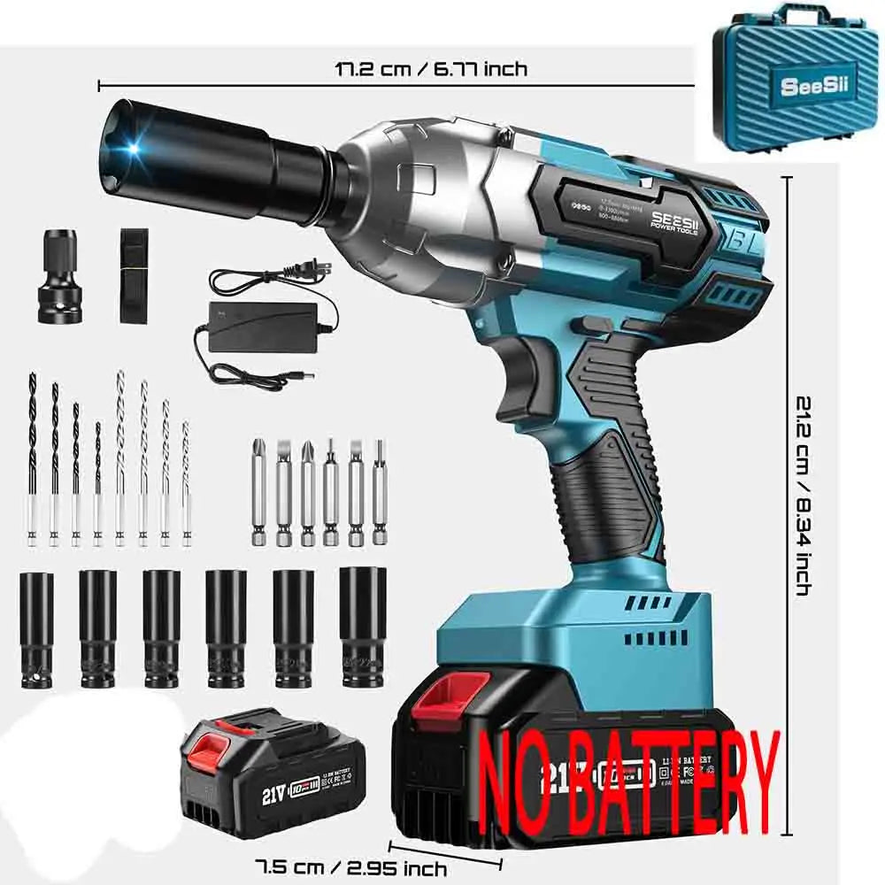 Cordless Impact Wrench 1/2"