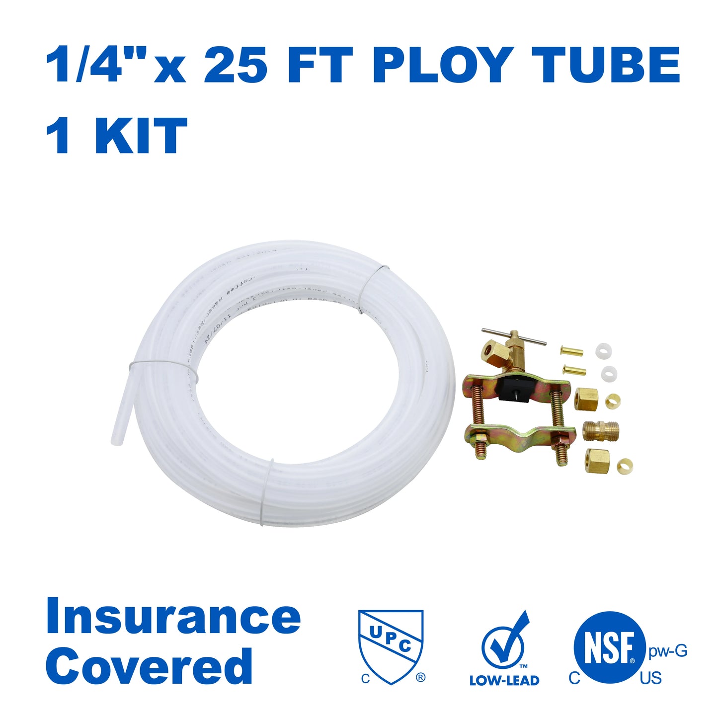 1/4” x 25 ft PE Tubing