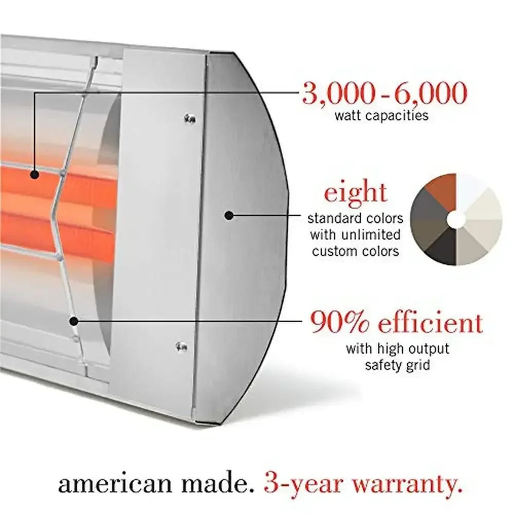 6000W Dual Element Electric Patio Heater