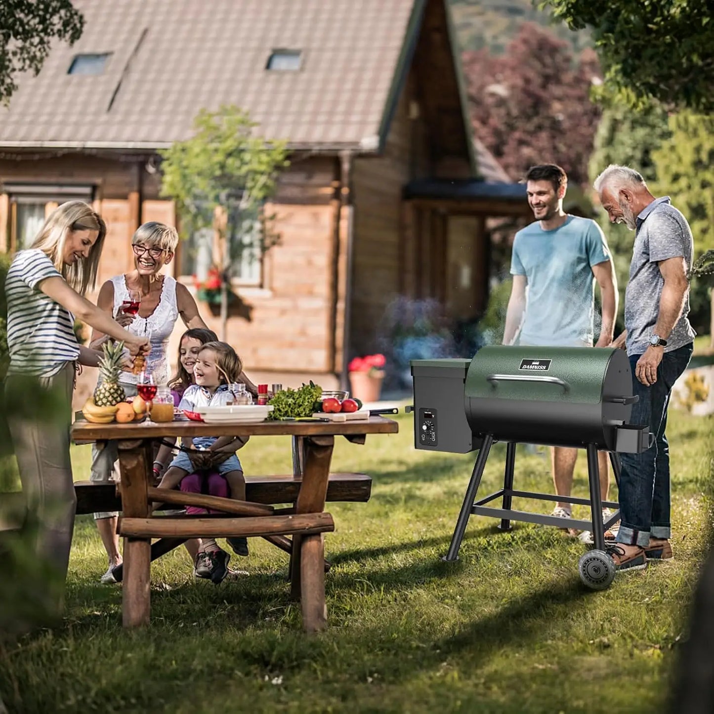Electric Wood Pellet Smoker Grill