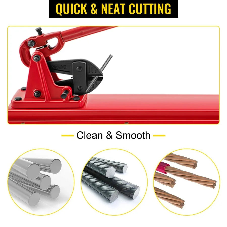Wire Rope Swaging Tool w Crimper Cable Bolt Cutter
