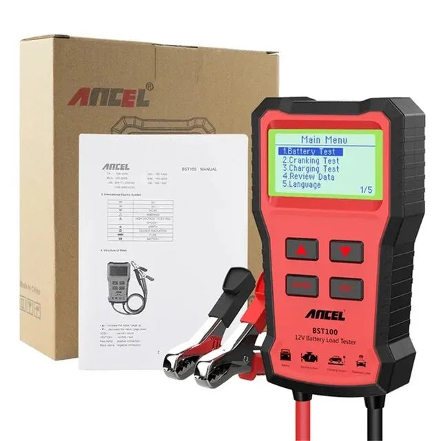 OBD2 12V Cell 100-2000CCA 30-220Ah Battery System Detect