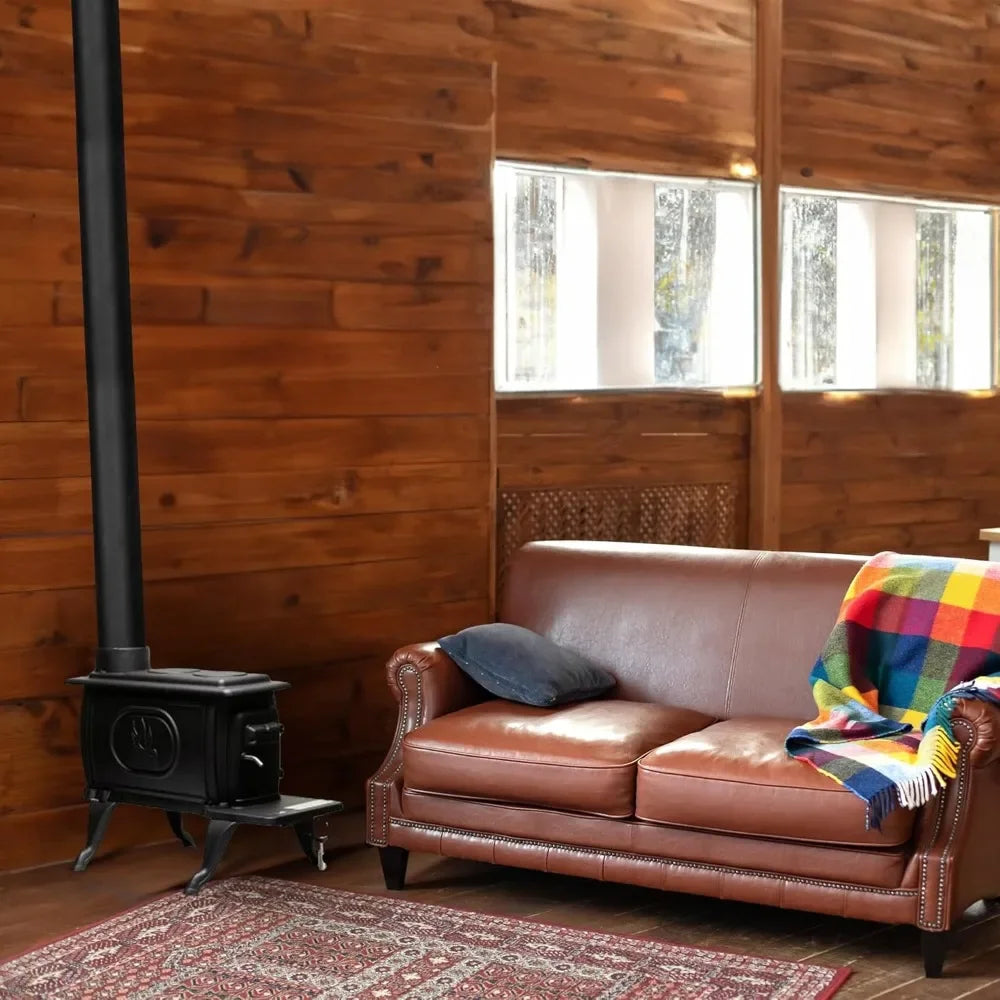 Cast Iron Log Burning Wood Stove