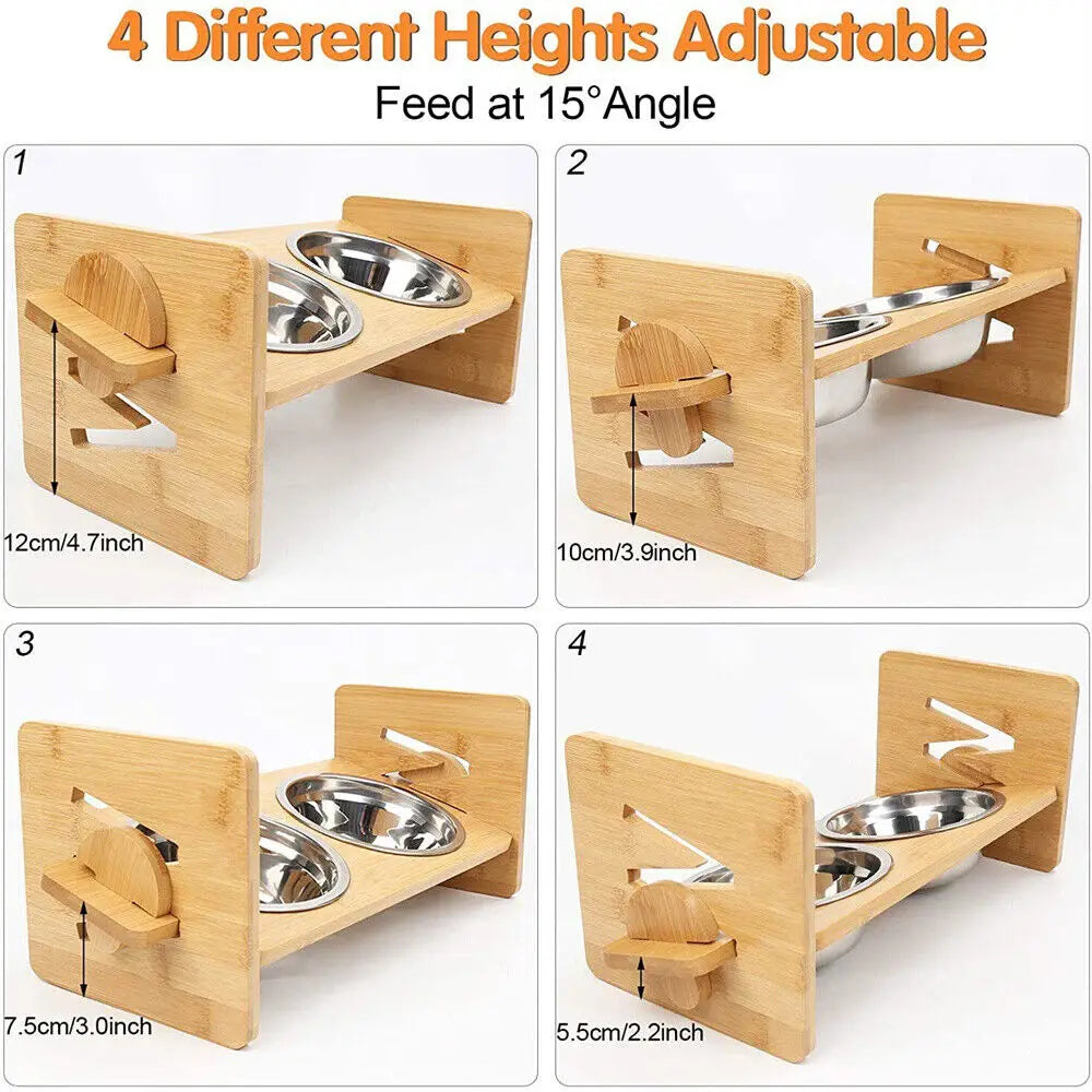Elevated Pet Bowls with Stand