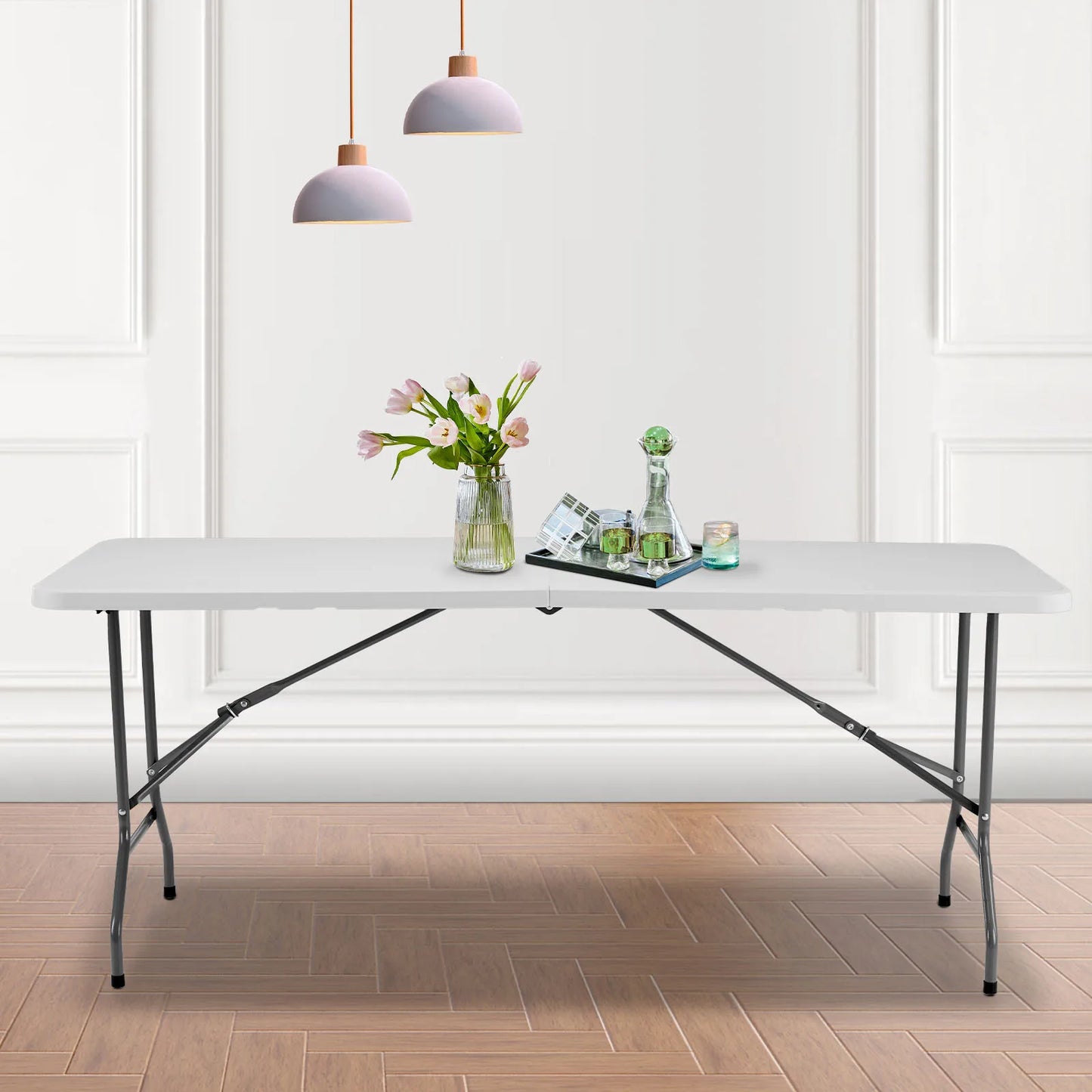 Portable Folding Table with Carrying Handle