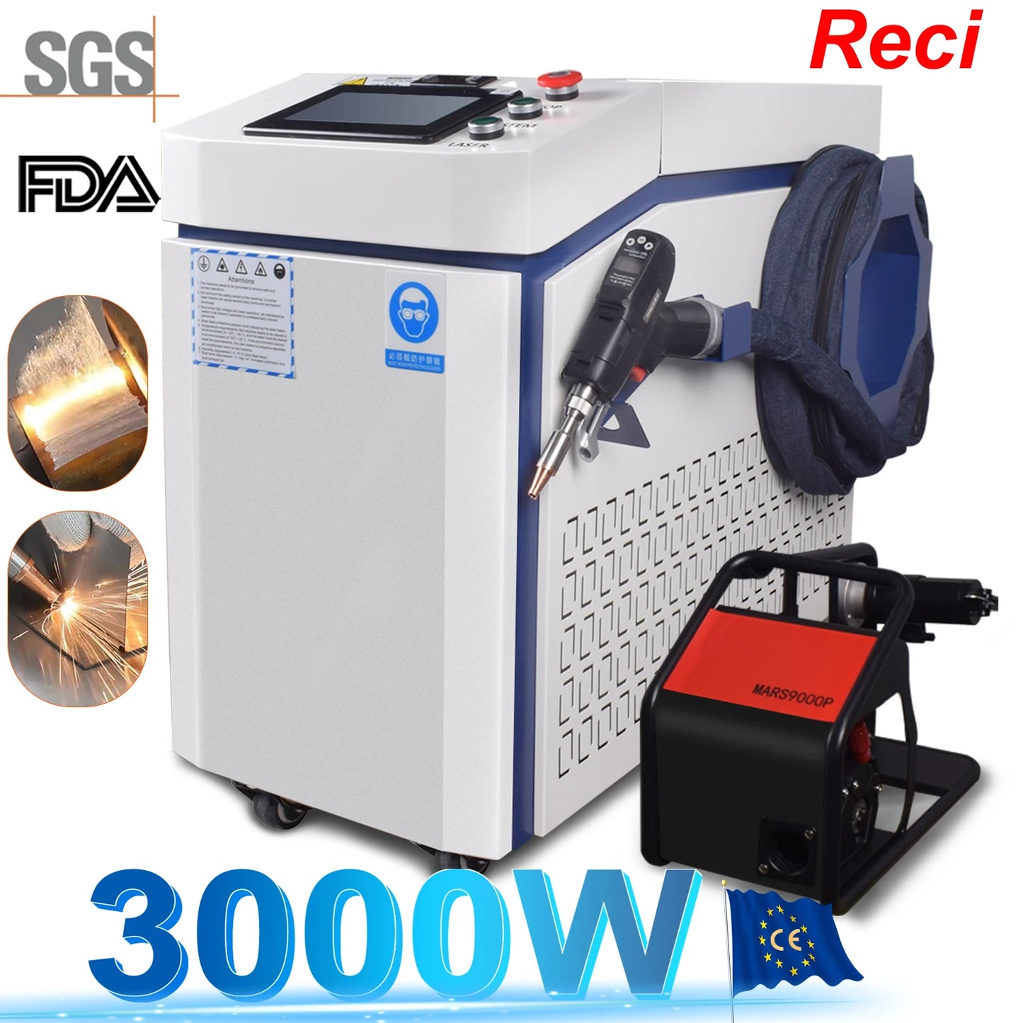 4 IN 1 Fiber Laser Welding Cutting Cleaning Soldering Machine