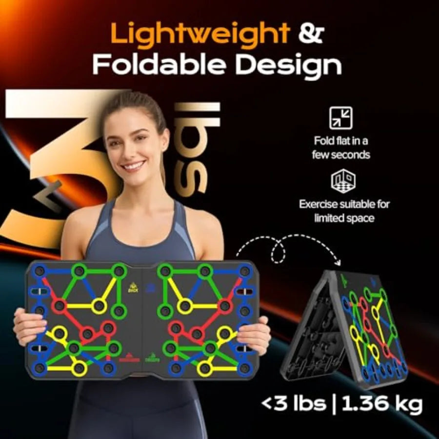 Push Up Board 26.2" x 13.8", Workout Set