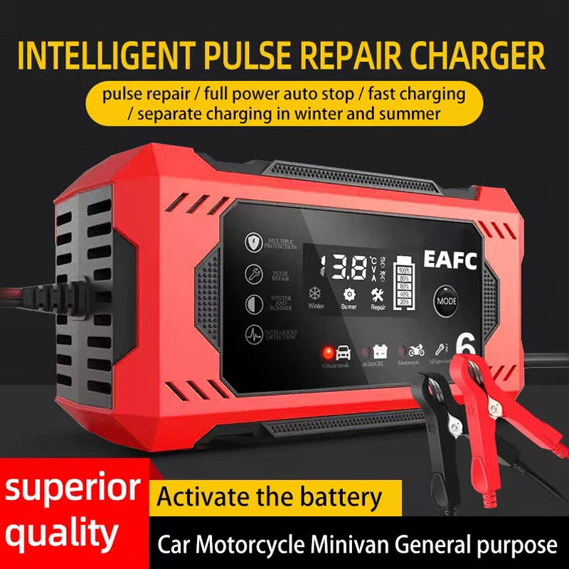 Car Battery Charger 12V 6A