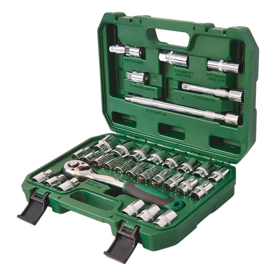 32piece Mechanic Tool Set 1/2 Drive Metric