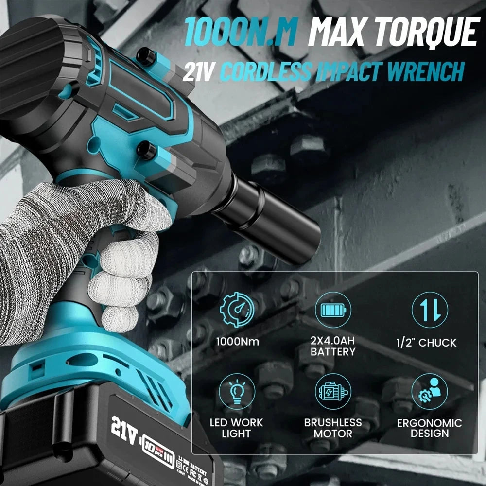 Cordless Impact Wrench 1/2"