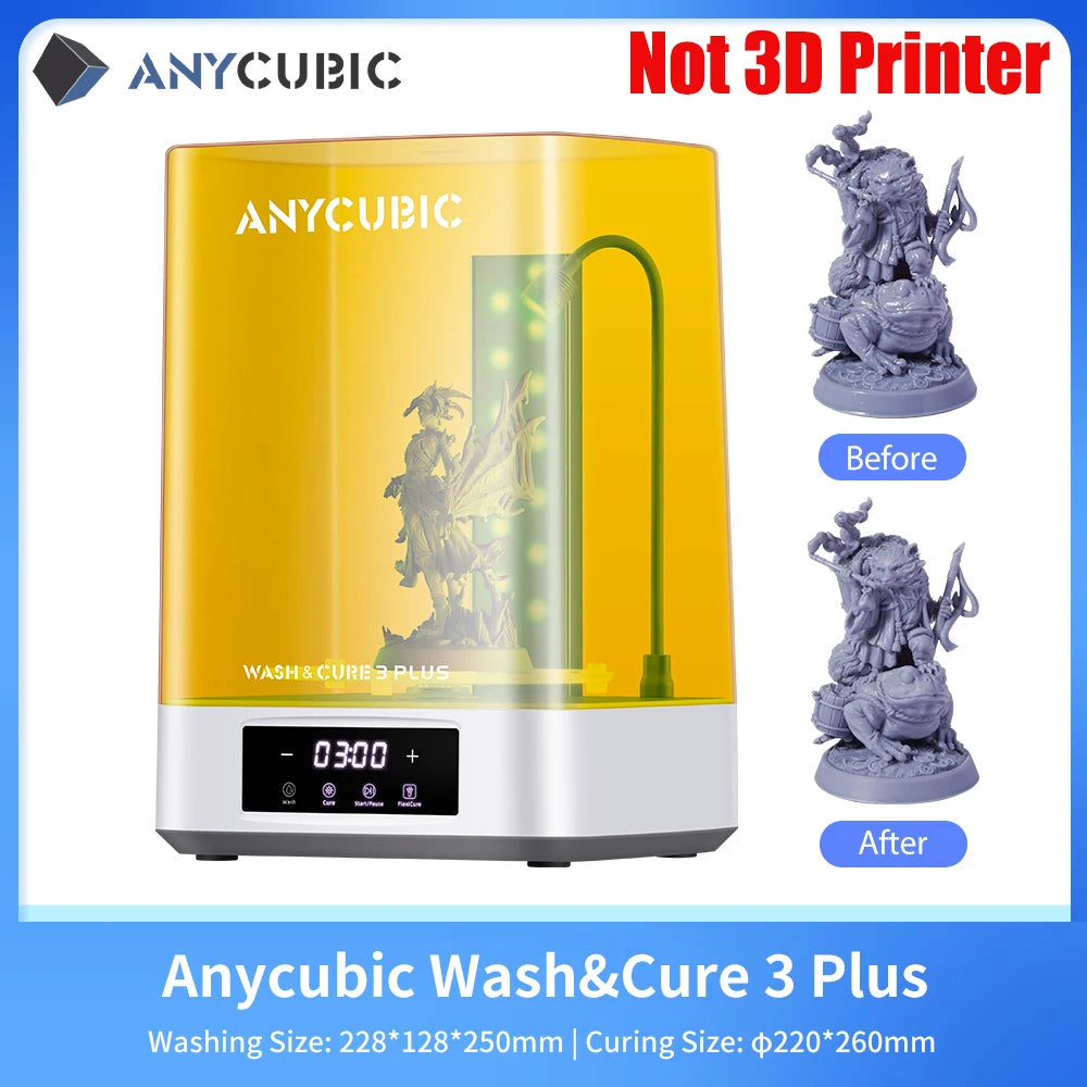 3D Printer High Speed &Wash Cure Machine