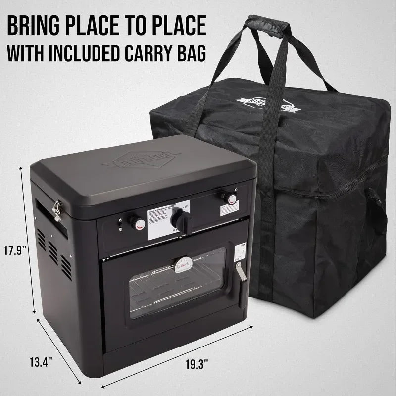 Gas Camping Oven w/Carry Bag