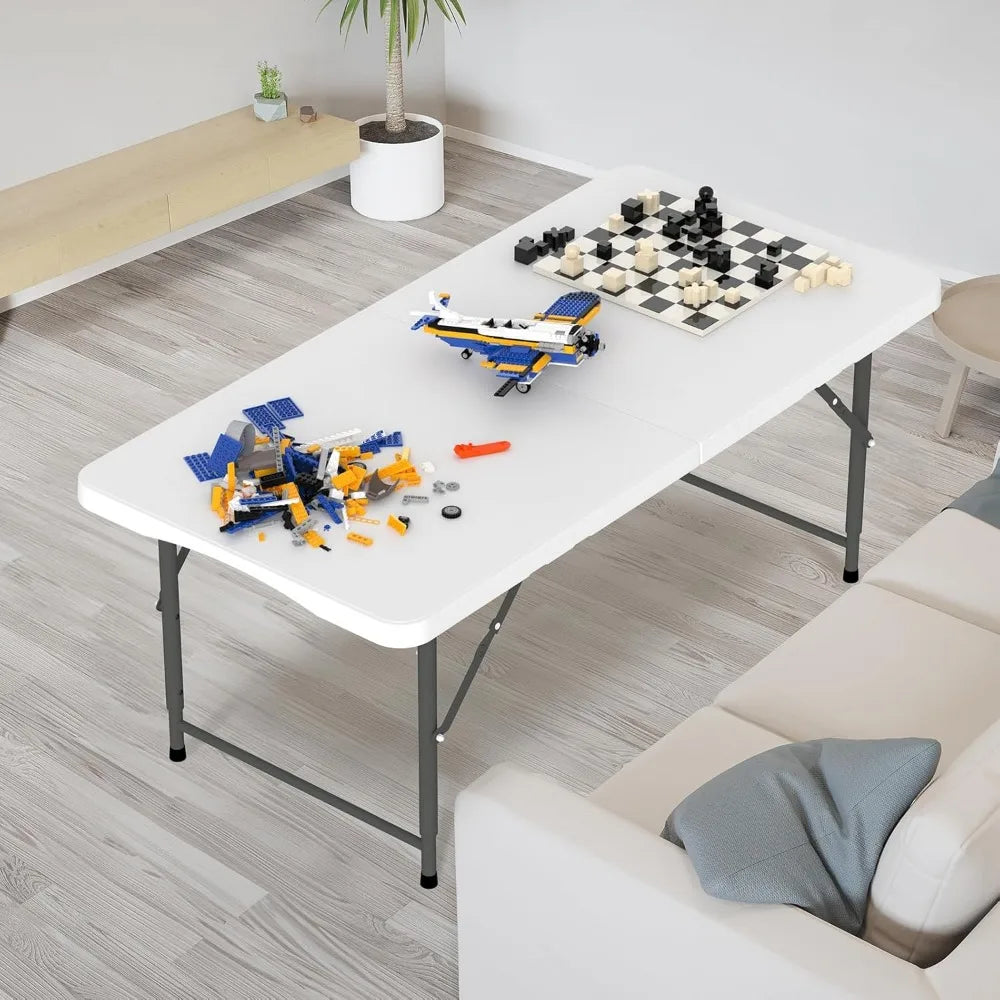 4 FT Plastic Folding Camping Table