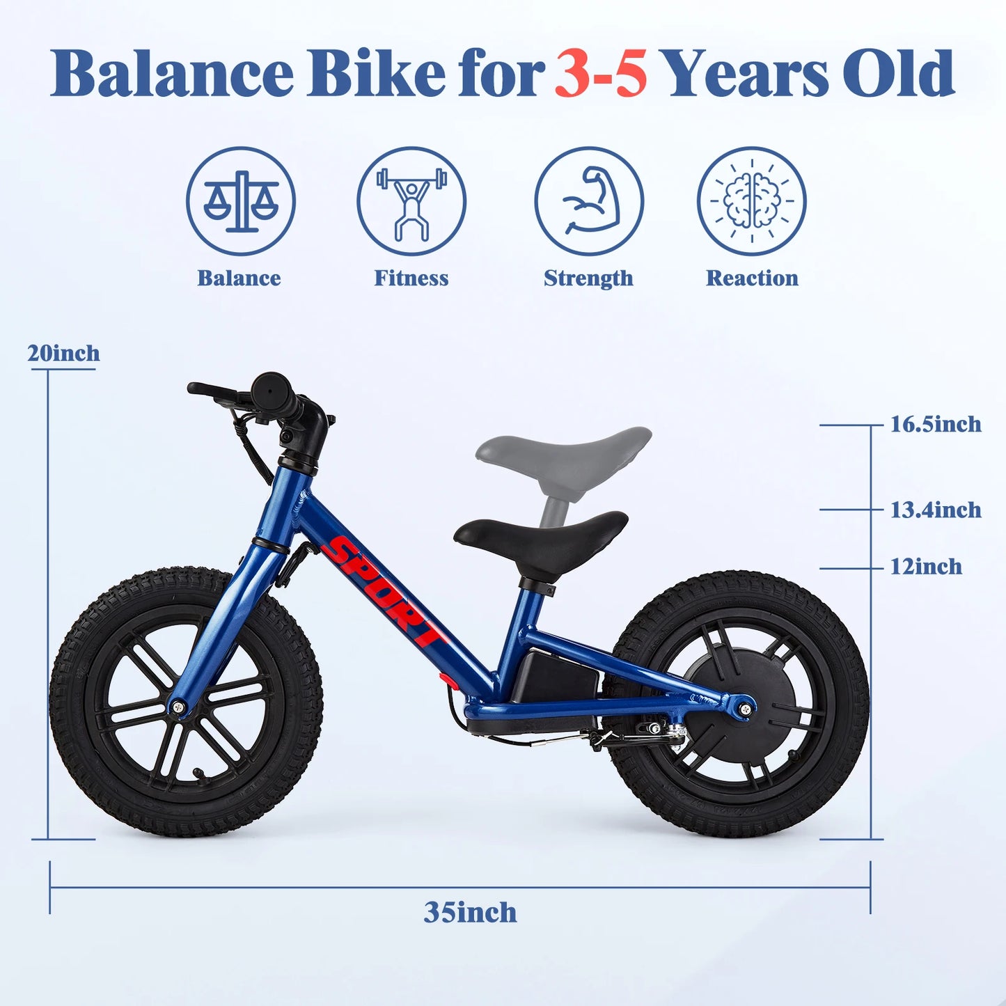Electric Bike For Kids Ages 3-5