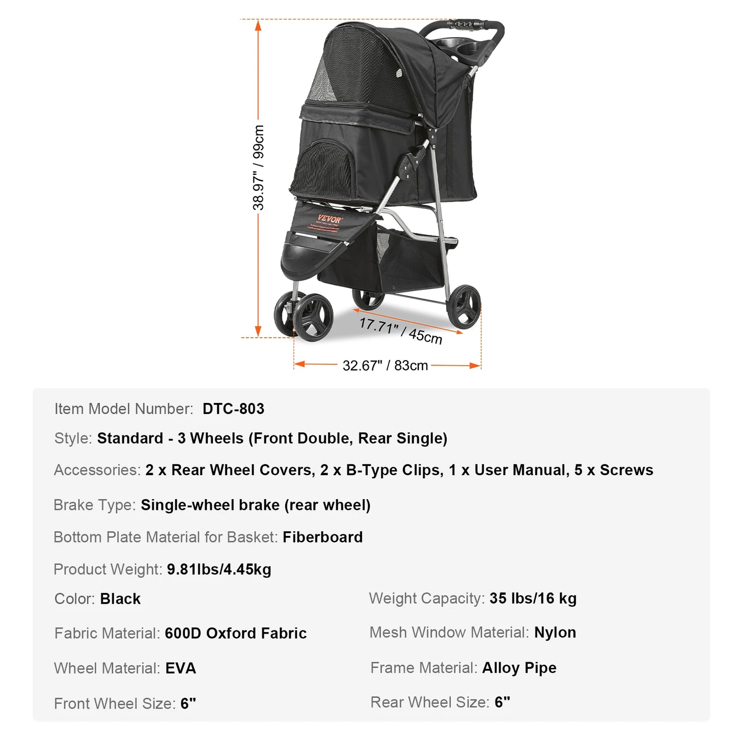 Pet Stroller/Carrier