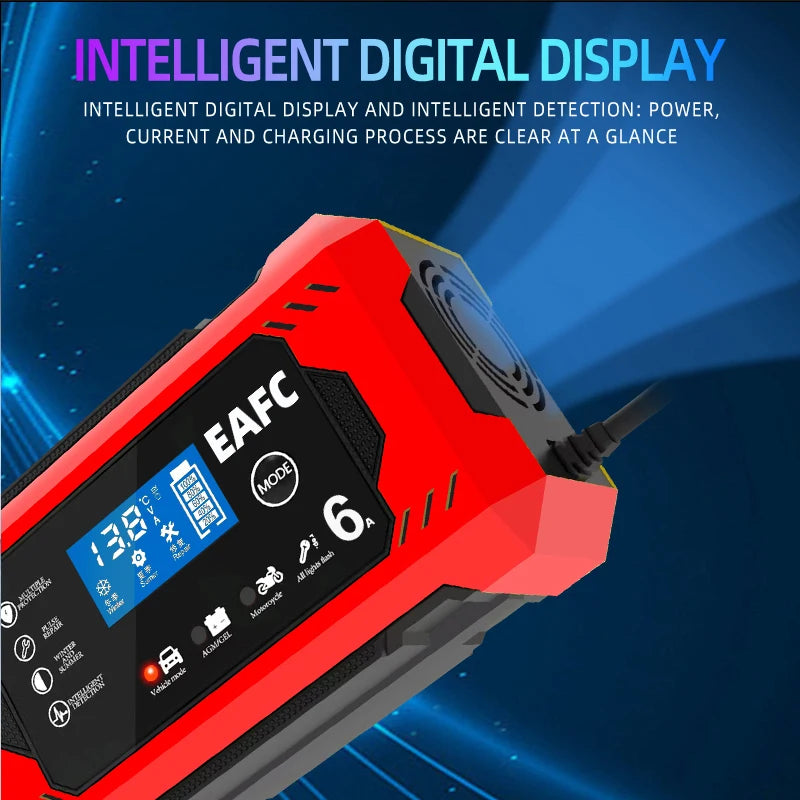 Car Battery Charger 12V 6A