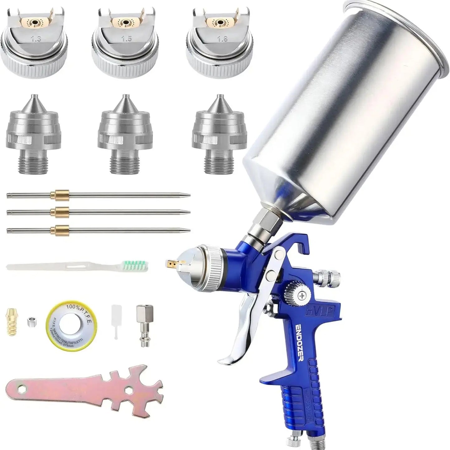Professional HVLP Gravity Feed Spray Gun Set
