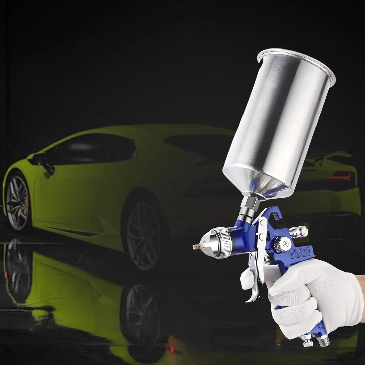Professional HVLP Gravity Feed Spray Gun Set