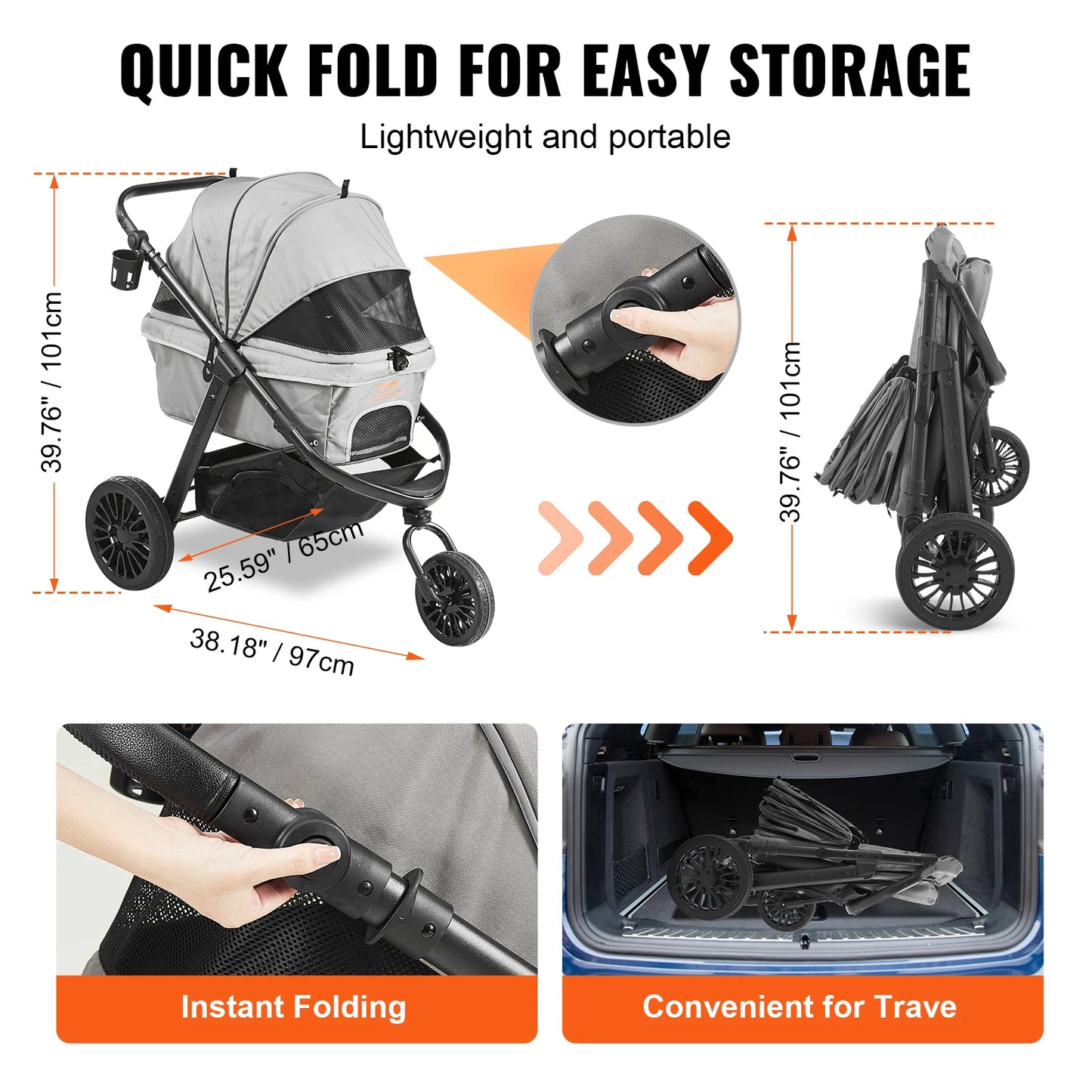 Pet Stroller/Carrier