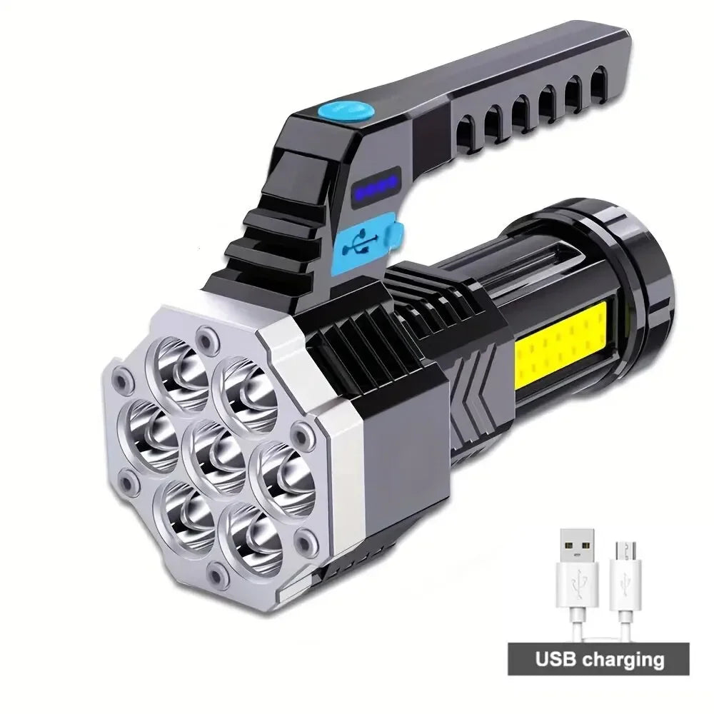 High-Power Flashlight With USB Charging