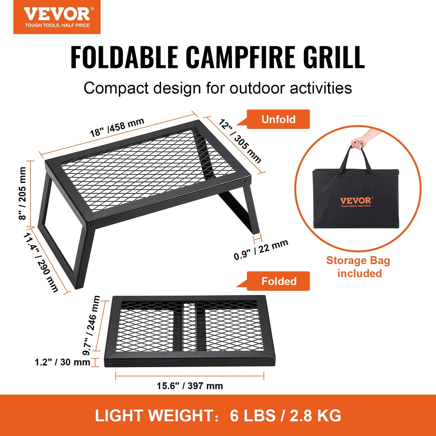 24in Campfire Grill Grate