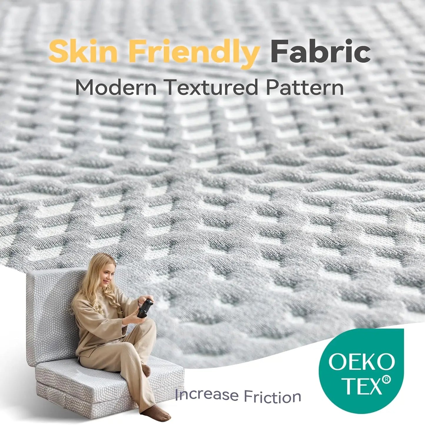 Memory Foam Folding Mattress 4 Inch