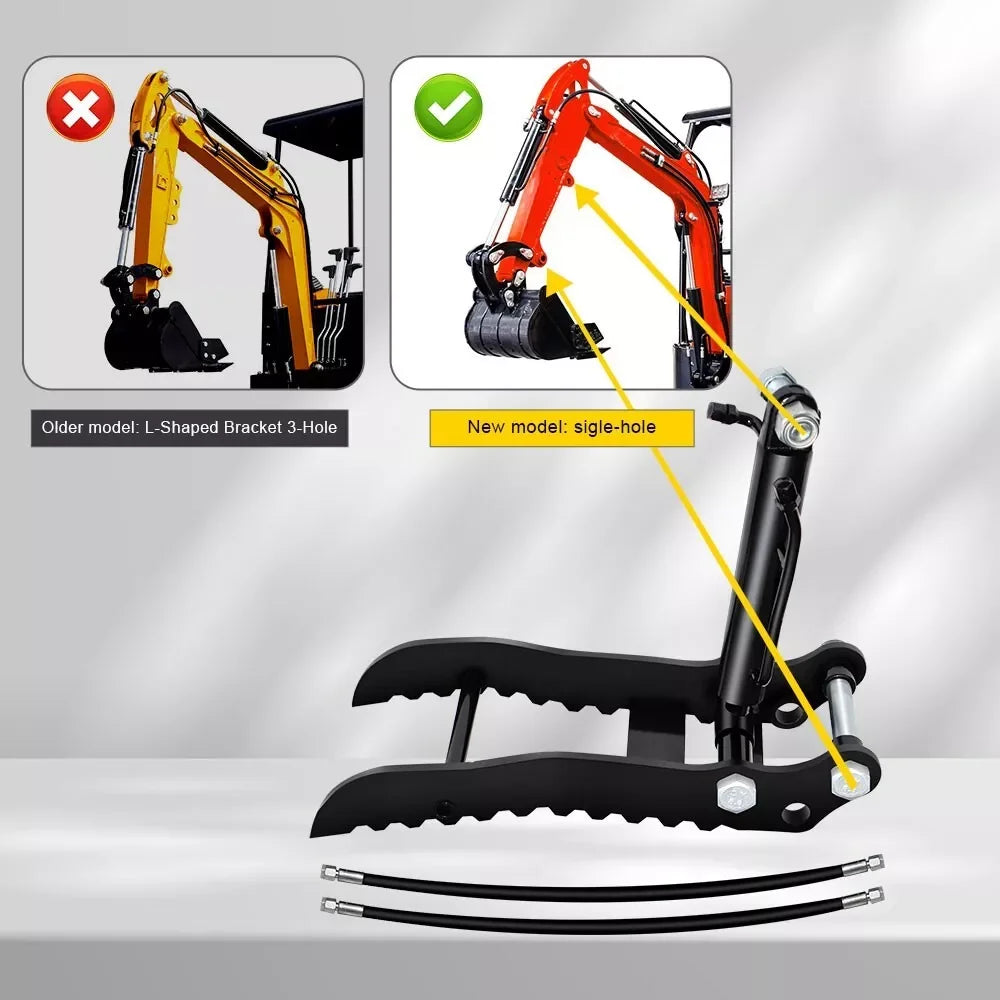 Hydraulic Thumb Clip For Mini Excavators