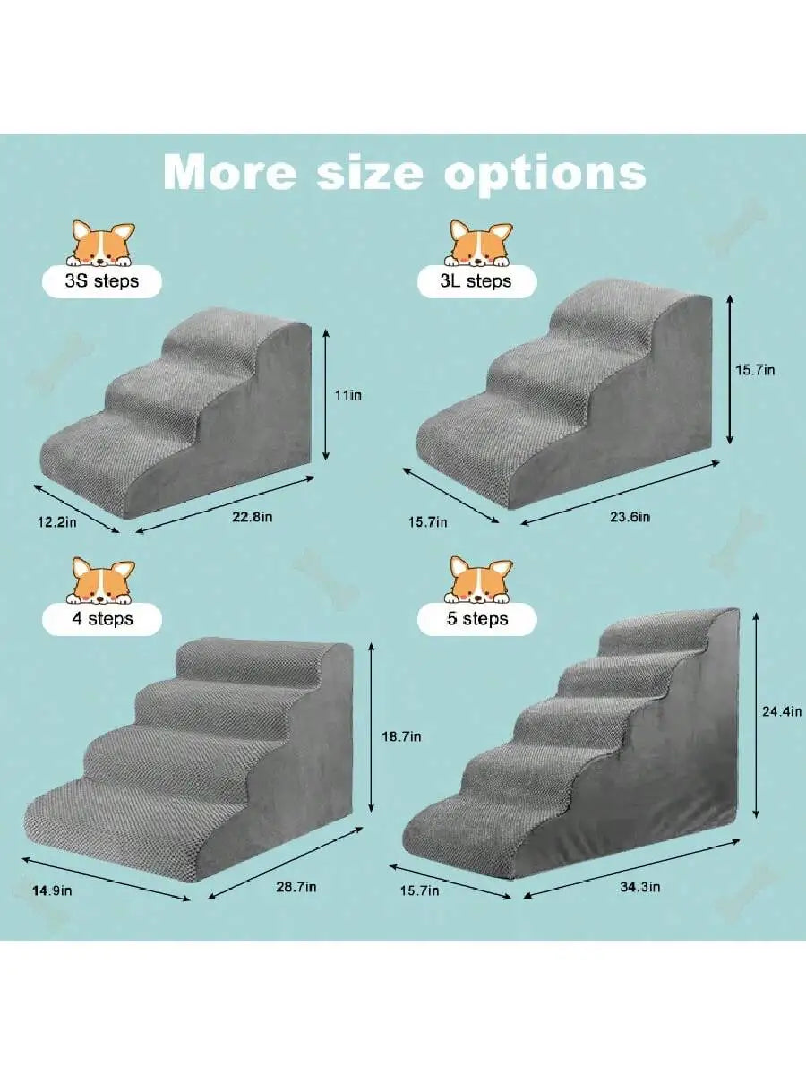 Pets Steps Non-Slip Stairs 3 4 5 Steps