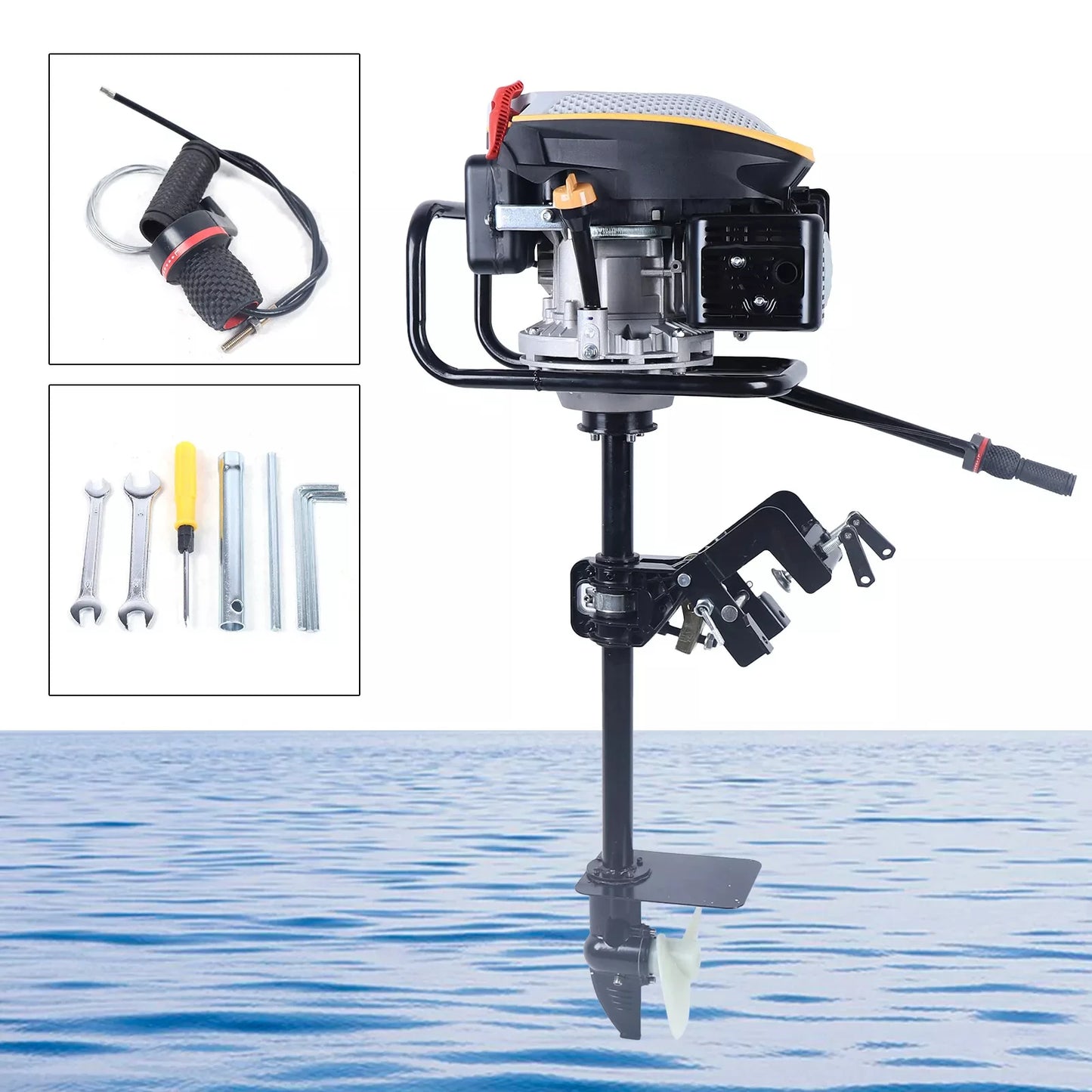 9.0 HP 4-Stroke Outboard Motor