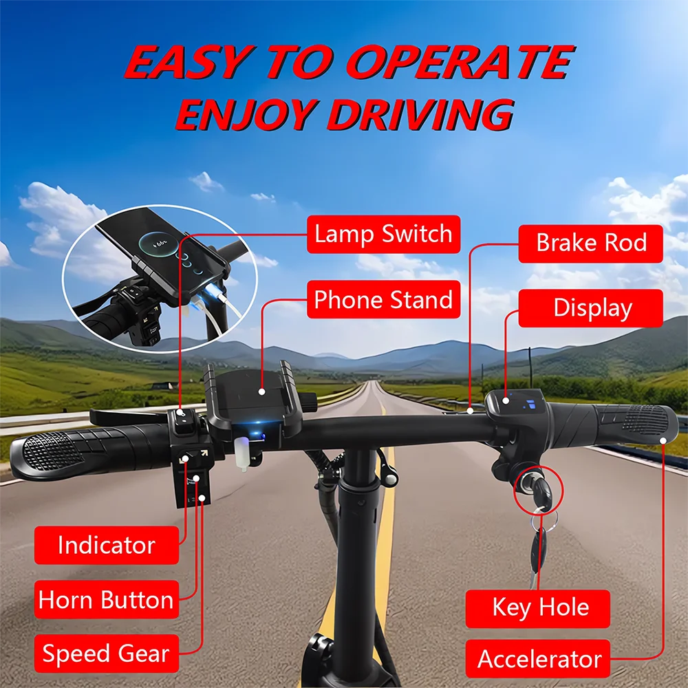 14 inch Electric Bike Folding ,Turn Signal Lights