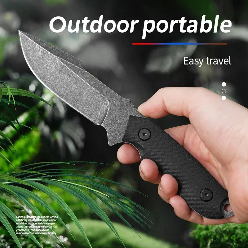 9 Inch Military Tactical Knife With Scabbard