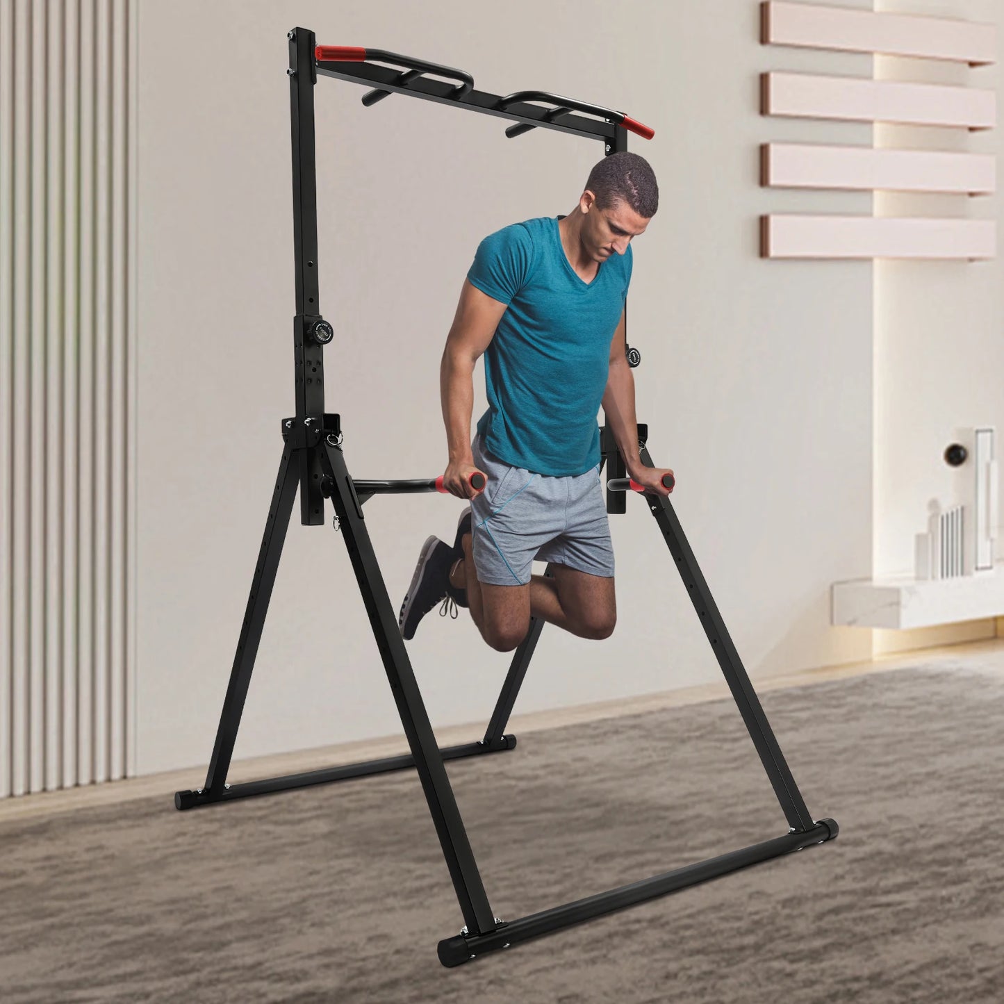 Adjustable Height Home Pull Up Bar