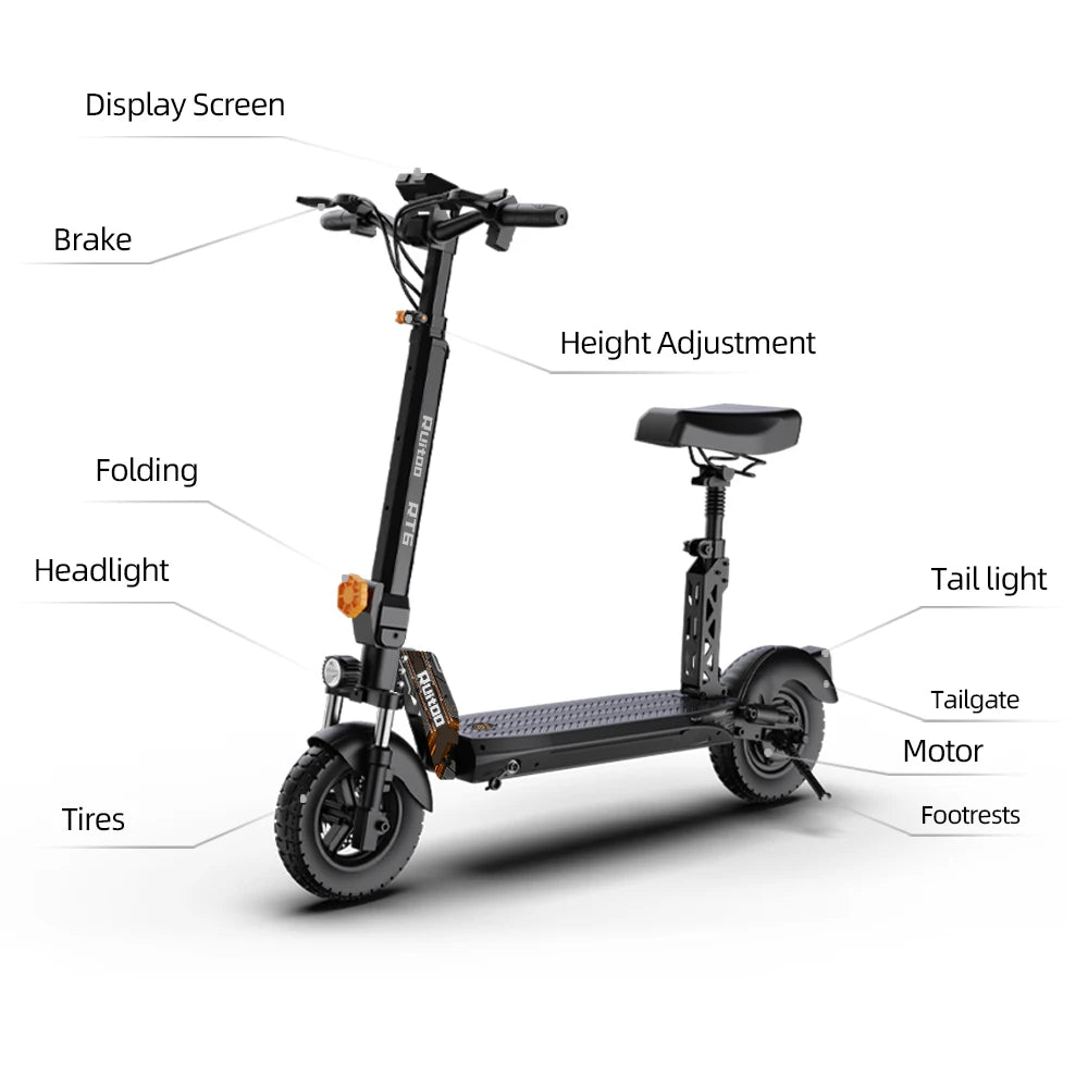 1000W 48V 18.2AH Electric Scooter