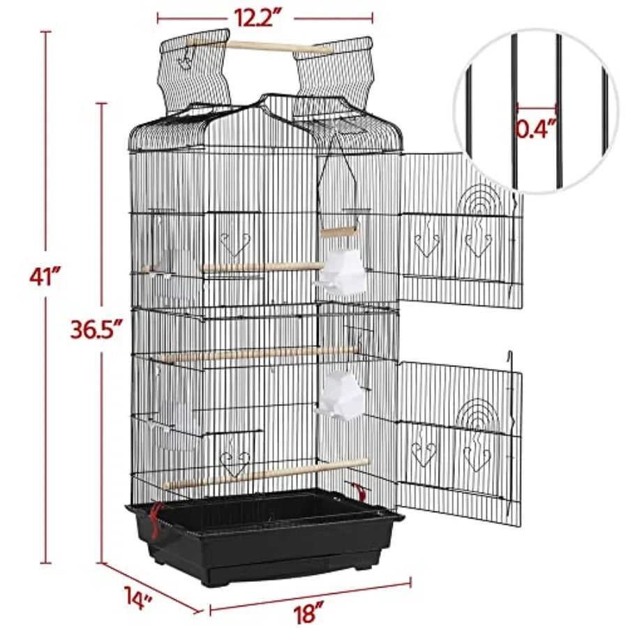 41inch Open Top Bird Cage