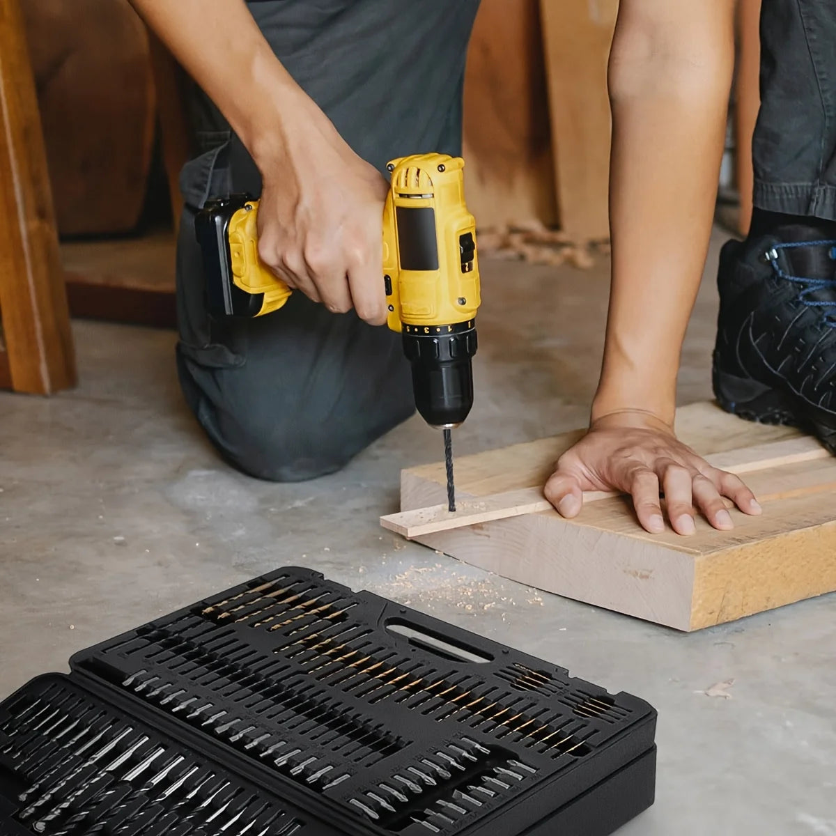 400 Pcs Drill Bit Set