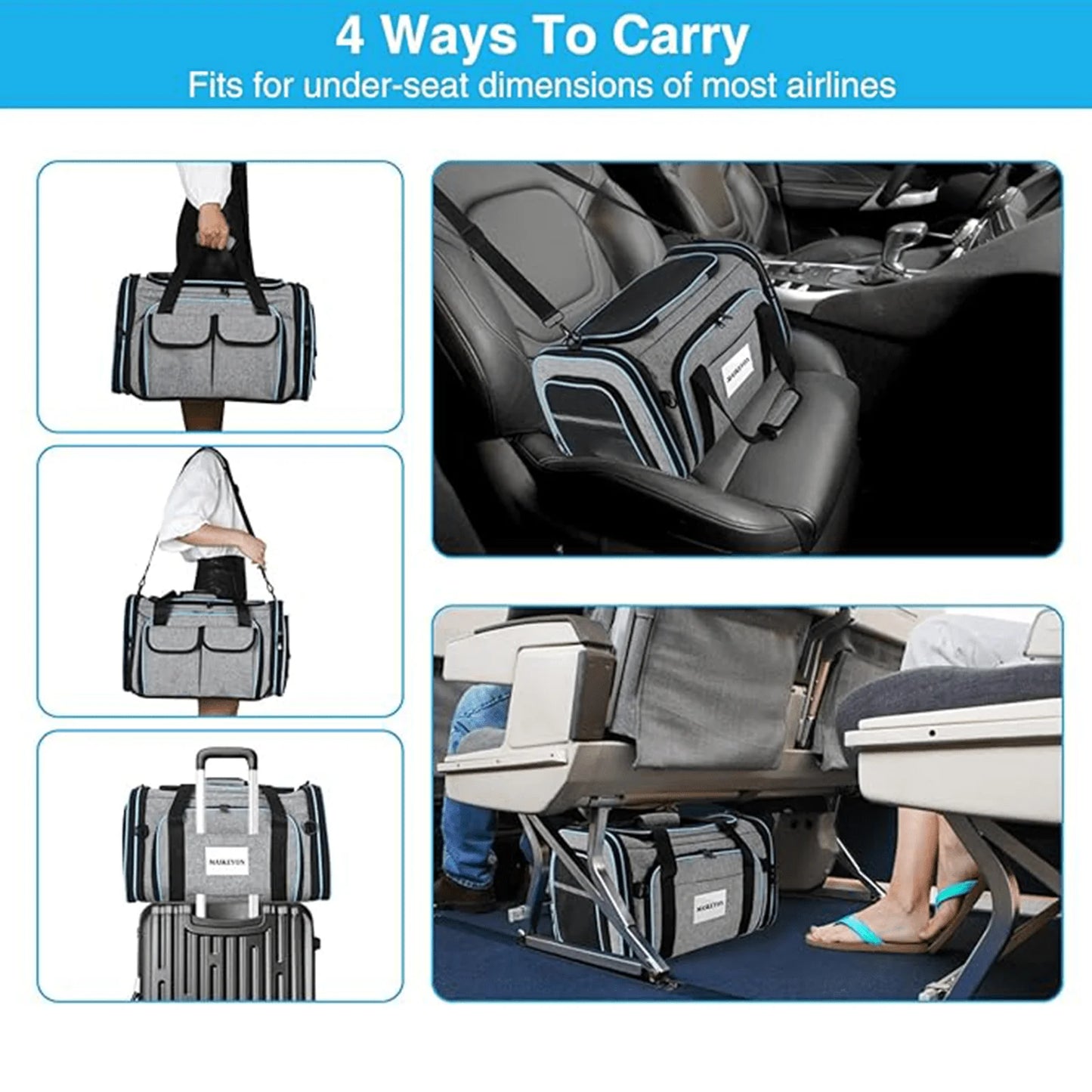 Airline Approved Soft Sided Pet Carrier