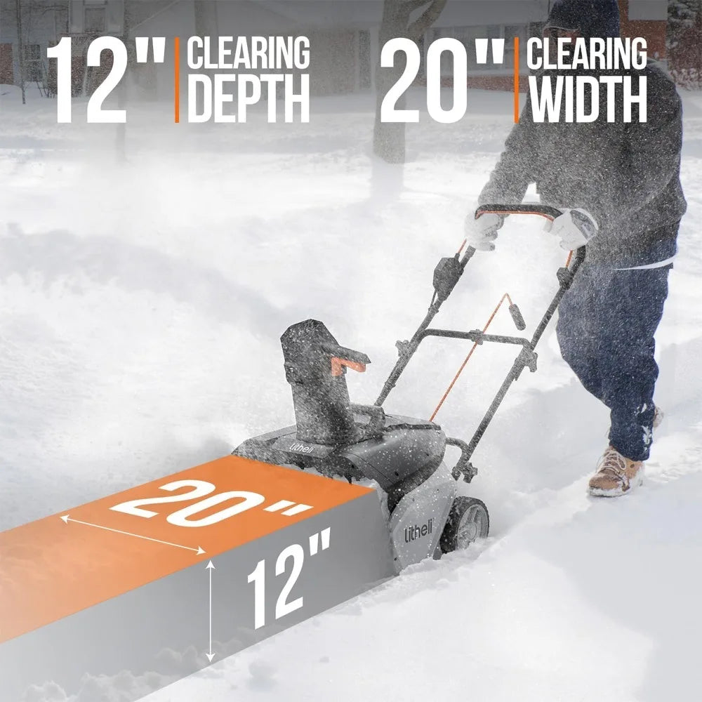 20 Inch Snow Thrower with 4.0Ah Battery