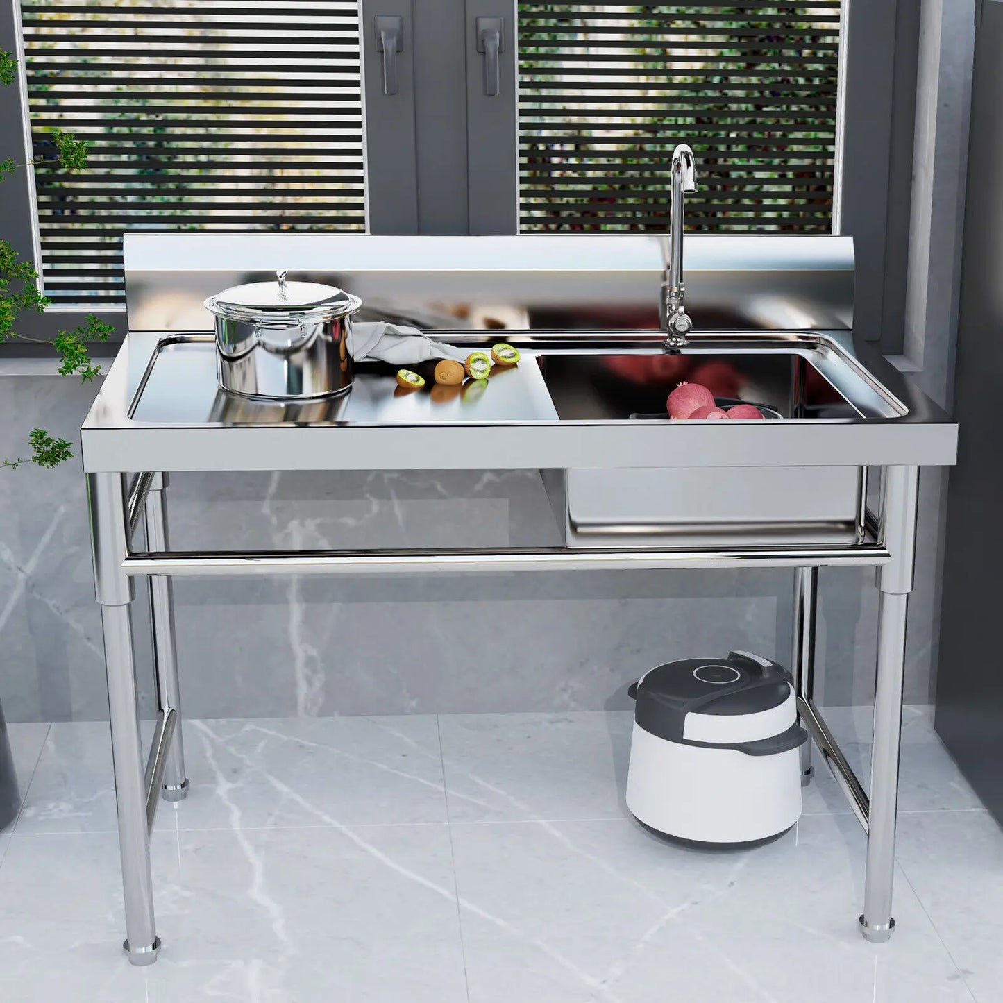 Stainless Steel Utility Sink