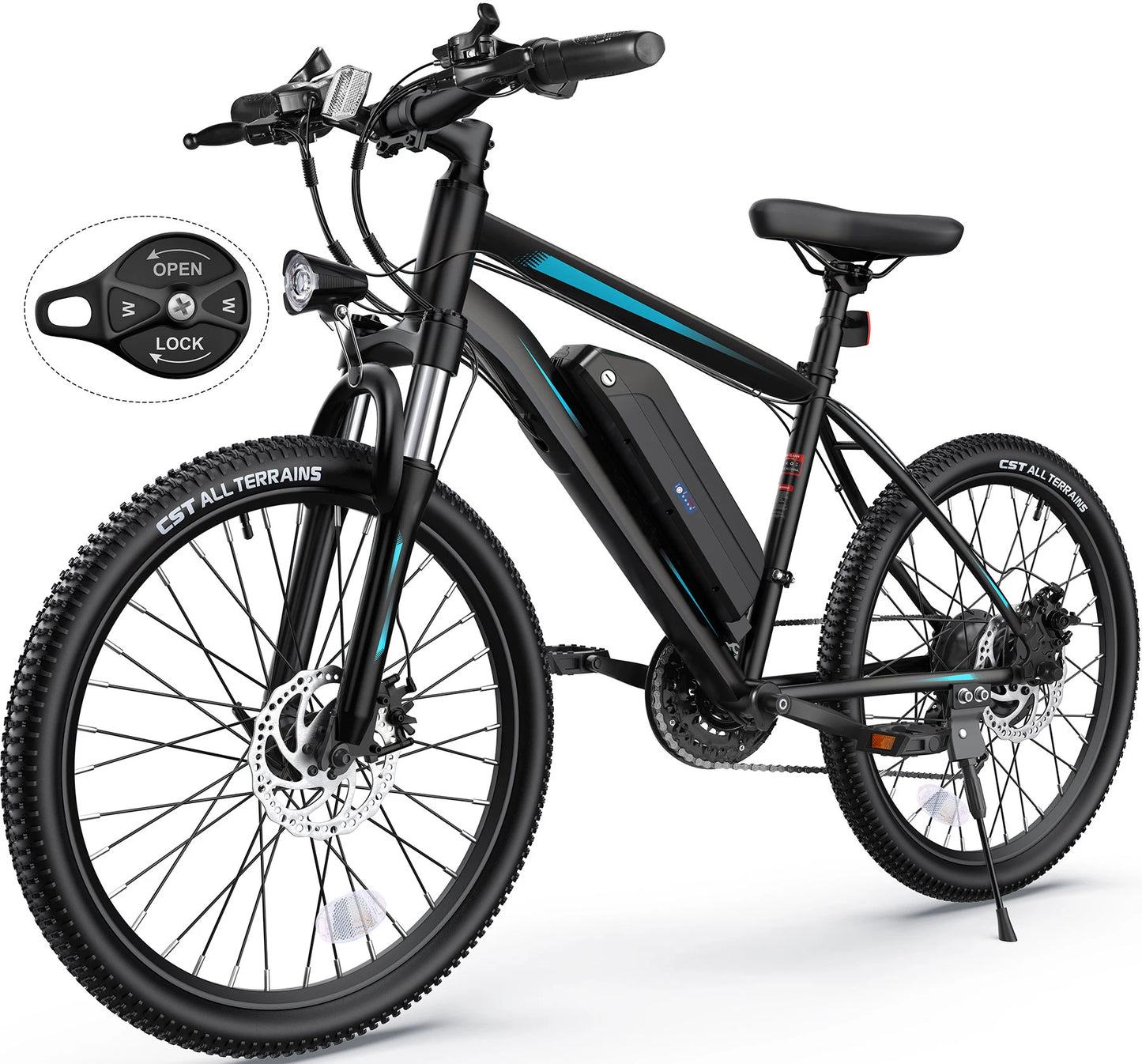 Electric Bike for Adults 26" with Removable Battery