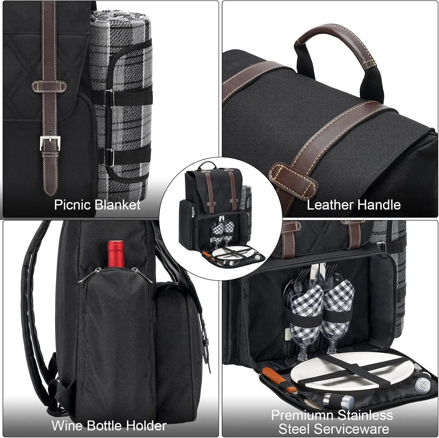 Picnic Backpack for 4