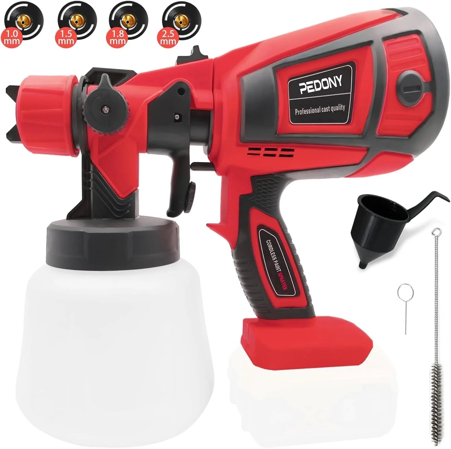 Cordless Paint Sprayer, Compatible with Milwaukee 18V Battery not included