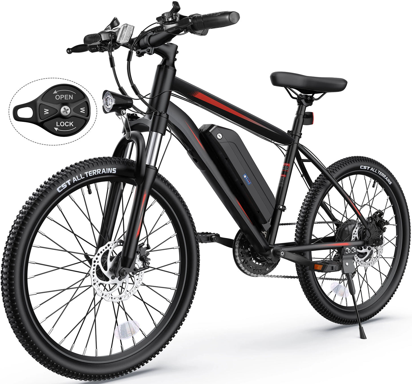 Electric Bike for Adults 26" with Removable Battery
