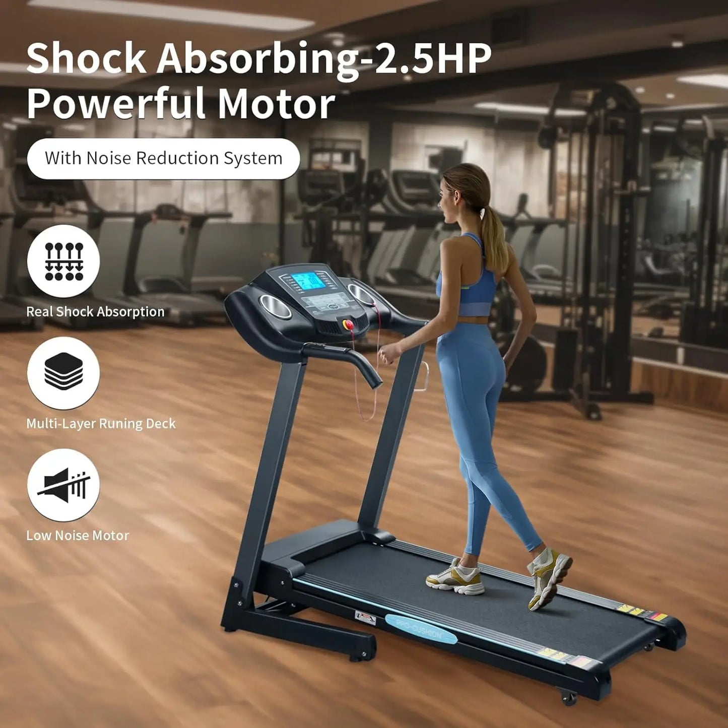 Treadmill with Auto Incline