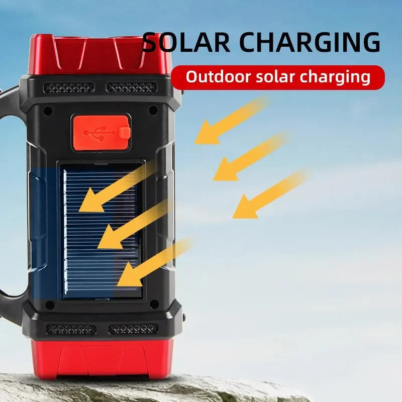 Solar Powered Rechargeable Camping Light
